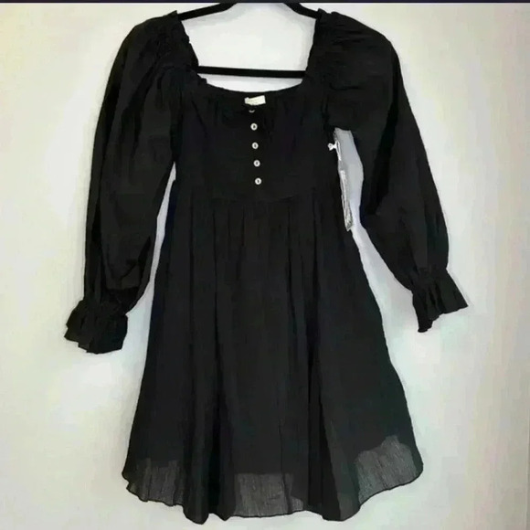 C & V, Chelsea Violet, Full & Twirl-able,Fantastic square neck, Bkack, Size XS - Picture 2 of 2